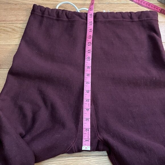 Vintage Champion Reverse Weave Warmup Sweatpants Gusset Mens M Red Made in USA - Picture 7 of 8